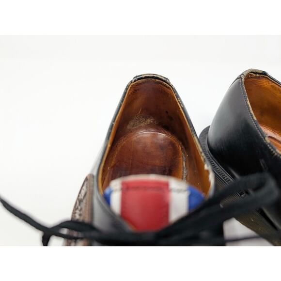 Vintage Dr. Martens Oxford Shoes Union Jack British Flag England Men\'s Size 7.5 main image 7
